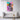 Silhouette of Solitude in Vibrant Layers Canvas Wrap / 20 x 30