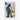 Blue Saxophonist in Abstract Harmony Fine Art Print / 32 x 48