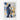 Blue Saxophonist in Abstract Harmony Fine Art Print / 24 x 32