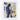 Blue Saxophonist in Abstract Harmony Fine Art Print / 11 x 14
