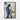 Blue Saxophonist in Abstract Harmony Framed Canvas (Black) / 32 x 48