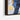 Blue Saxophonist in Abstract Harmony Framed Canvas (Black) / 32 x 48