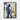 Blue Saxophonist in Abstract Harmony Framed Canvas (Black) / 30 x 40