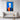 Enigmatic Figure in Bold Contrasts Framed Canvas (Black) / 20 x 30