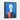 Enigmatic Figure in Bold Contrasts Framed Canvas (Black) / 18 x 24