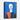 Enigmatic Figure in Bold Contrasts Framed Canvas (Black) / 11 x 14