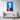 Enigmatic Figure in Bold Contrasts Canvas Wrap / 32 x 48