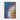 Fire-Tipped Fibers Against Blue Depths Framed Canvas (Black) / 32 x 48