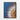 Fire-Tipped Fibers Against Blue Depths Framed Canvas (Black) / 18 x 24