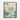 Serene Cacti Symphony in Soft Hues Framed Canvas (Walnut) / 16 x 20