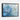 Azure Tranquility: Abstract Ocean Depths Framed Canvas (Black) / 32 x 24