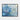 Azure Tranquility: Abstract Ocean Depths Framed Canvas (Black) / 10 x 8