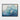 Serene Blue Depths Abstract Artwork Framed Canvas (Black) / 14 x 11
