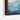 Serene Blue Depths Abstract Artwork Framed Canvas (Walnut) / 30 x 20