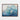 Serene Blue Depths Abstract Artwork Framed Canvas (Walnut) / 14 x 11