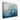 Serene Blue Depths Abstract Artwork Canvas Wrap / 24 x 18