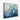 Serene Blue Depths Abstract Artwork Canvas Wrap / 14 x 11