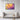 Radiant Bloom Abstract Fusion Framed Canvas (Black) / 48 x 32