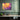 Radiant Bloom Abstract Fusion Framed Canvas (Walnut) / 14 x 11
