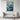Enigmatic Bloom in Aquatic Hues Framed Canvas (Black) / 20 x 30