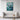 Enigmatic Bloom in Aquatic Hues Framed Canvas (Black) / 30 x 40