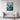 Enigmatic Bloom in Aquatic Hues Framed Canvas (Walnut) / 30 x 40