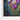 Vibrant Watercolor Iris Blossoms Art Framed Canvas (Walnut) / 24 x 32