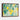 Sunlit Citrus Grove: Abstract Impression Framed Canvas (Walnut) / 32 x 24