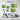Vibrant Lemon Essence in Green Framed Canvas (Black) / 48 x 32