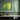 Vibrant Lemon Essence in Green Framed Canvas (Black) / 20 x 16