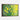 Vibrant Lemon Essence in Green Framed Canvas (Walnut) / 48 x 32