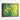 Vibrant Lemon Essence in Green Framed Canvas (Walnut) / 32 x 24