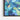 Enigmatic Dance of Cool Tone Leaves Framed Canvas (Black) / 32 x 48