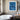 Cool Abstract Blue Mosaic Depths Fine Art Print / 32 x 48