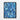 Cool Abstract Blue Mosaic Depths Framed Canvas (Black) / 30 x 40