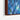Cool Abstract Blue Mosaic Depths Framed Canvas (Walnut) / 24 x 32