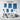 Cool Abstract Blue Mosaic Depths Canvas Wrap / 24 x 32