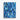 Cool Abstract Blue Mosaic Depths Canvas Wrap / 11 x 14