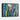 Whispers of Color in Moonlit Dance Framed Canvas (Black) / 24 x 18