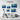 Enchanted Blue Forest Serenade Canvas Wrap / 48 x 32