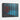 Crimson Leaves Against Mystic Blues Framed Canvas (Black) / 14 x 11