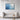 Serene Blue Forest Whispers Framed Canvas (Black) / 30 x 20