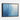 Serene Blue Forest Whispers Framed Canvas (Black) / 24 x 18