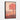 Crimson Solitude: A Vibrant Landscape Framed Canvas (Black) / 32 x 48