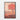 Crimson Solitude: A Vibrant Landscape Framed Canvas (Black) / 32 x 48