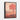 Crimson Solitude: A Vibrant Landscape Framed Canvas (Black) / 24 x 32