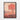 Crimson Solitude: A Vibrant Landscape Framed Canvas (Black) / 30 x 40