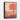 Crimson Solitude: A Vibrant Landscape Framed Canvas (Black) / 11 x 14