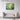Spring's Embrace in Vivid Green Framed Canvas (Black) / 24 x 18