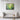 Spring's Embrace in Vivid Green Framed Canvas (Walnut) / 24 x 18